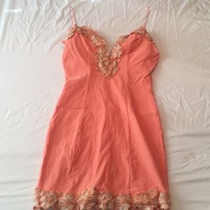 Coral dress